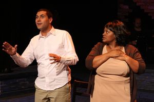 Keith Parker as the Youth and Talichia Noah as the Mother @ BroadwayWorld Keith Parker as the Youth and Talichia Noah as the Mother Photo