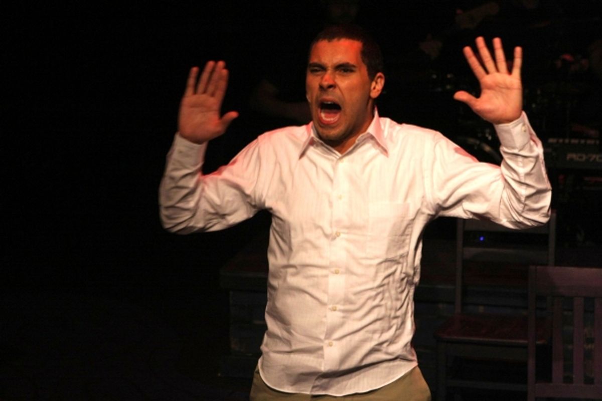 Keith Parker as the Youth performing 'Identity' at 