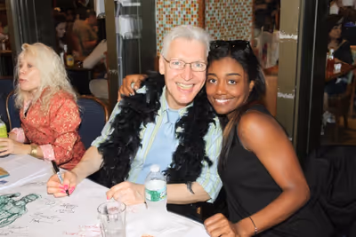 Tony Sheldon and Patina Miller Photo