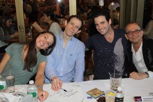 Sutton Foster, Adam Godley, Colin Donnell and Joel Grey @ BroadwayWorld Sutton Foster, Adam Godley, Colin Donnell and Joel Grey Photo