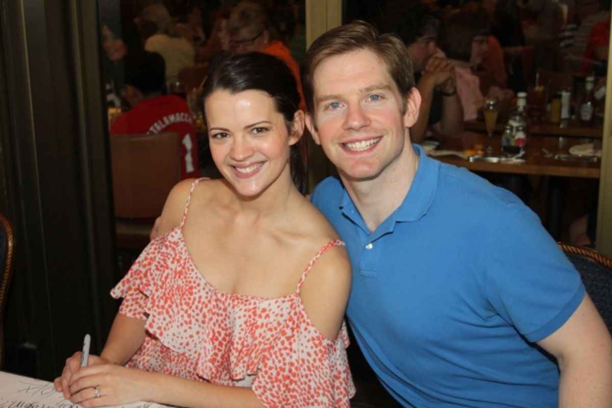 Rose Hemingway and Rory O'Malley at 