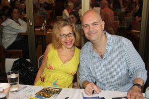 Jackie Hoffman and Brad Oscar Photo