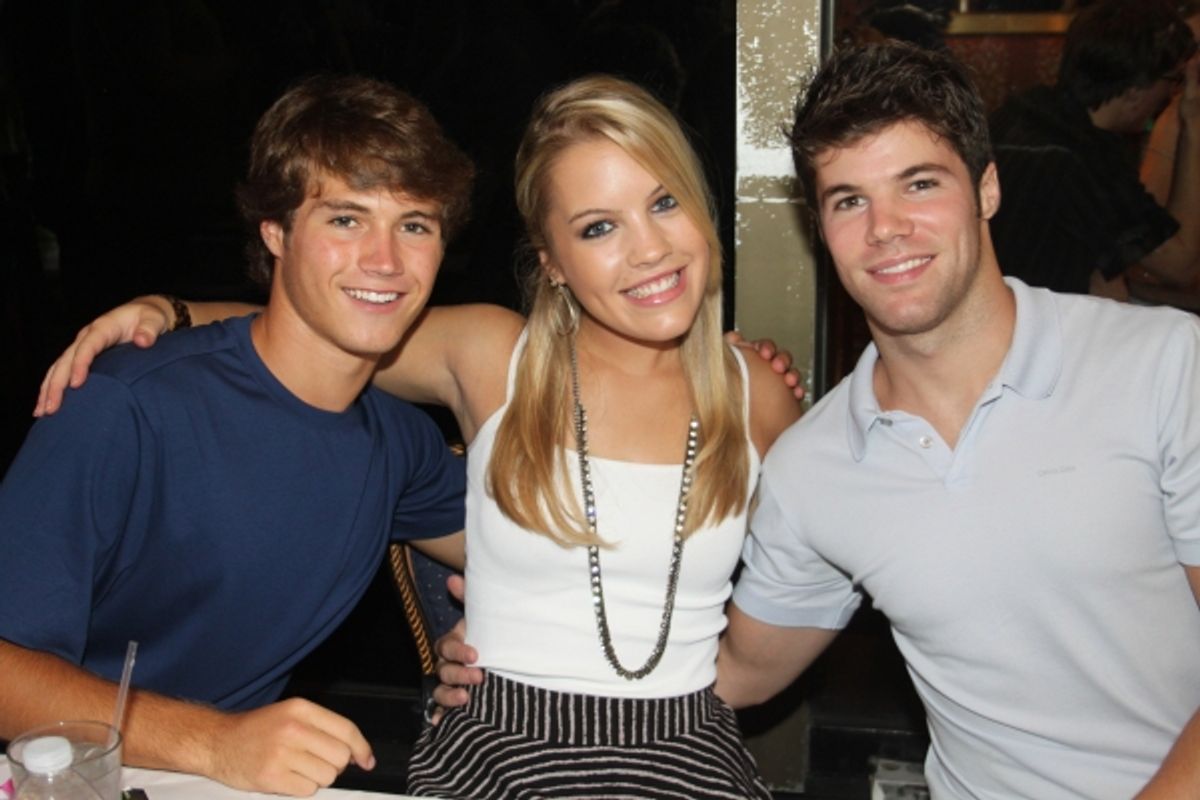 Andrew Trischitta, Kristen Alderson and Nic Robuck at 