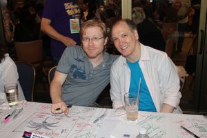 Anthony Rapp and Charles Busch @ BroadwayWorld Anthony Rapp and Charles Busch Photo
