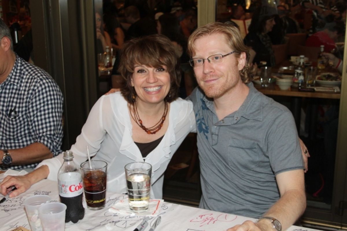 Beth Leavel and Anthony Rapp at 