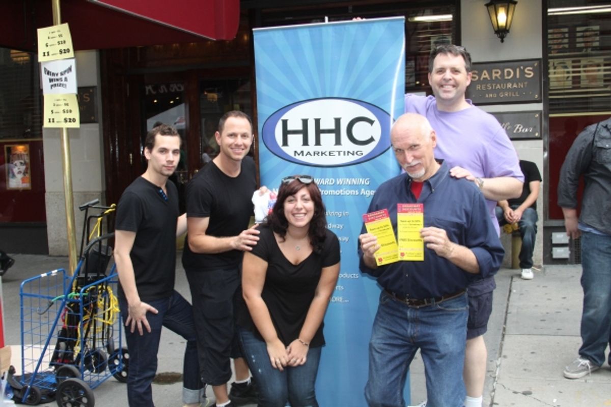 Hugh Hysell with the HHC Marketing Table at 