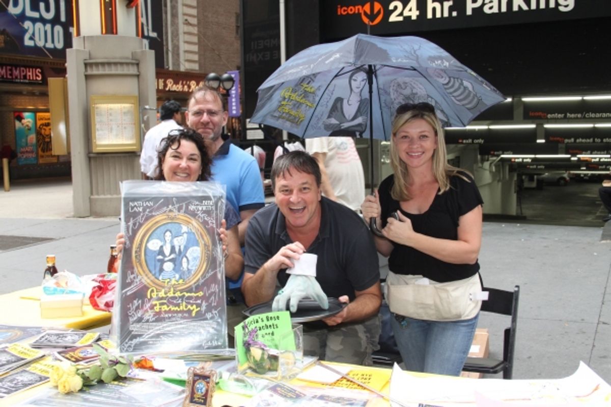 Jim Borstelmann with The Addams Family Tableth  at 