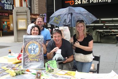Jim Borstelmann with The Addams Family Tableth  Photo