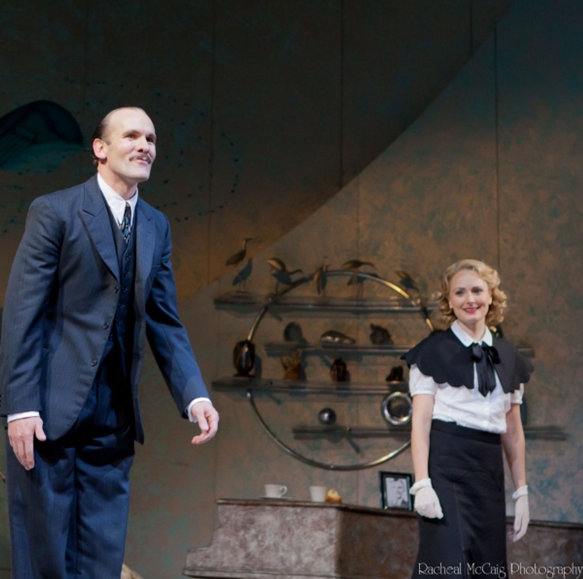 Simon Paisley-Day (Victor) and Anna Madeley (Sybil) at 