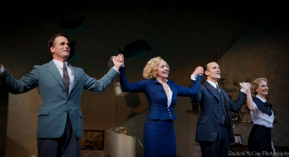 Paul Gross (Elyot), Kim Cattrall (Amanda), Simon Paisley-Day (Victor) and Anna Madeley (Sybil)  at 