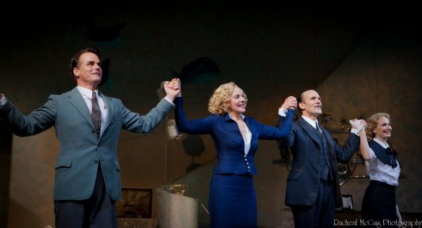 Paul Gross (Elyot), Kim Cattrall (Amanda), Simon Paisley-Day (Victor) and Anna Madele Photo