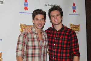 Nick Adams and Jonathan Groff @ BroadwayWorld Nick Adams and Jonathan Groff Photo