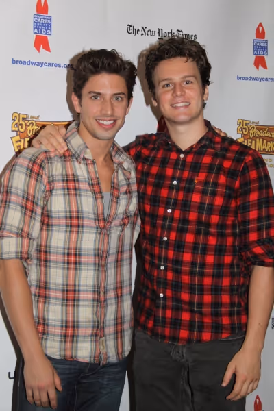 Nick Adams and Jonathan Groff Photo