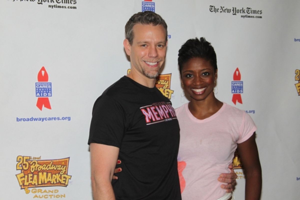 Adam Pascal and Montego Glover at 