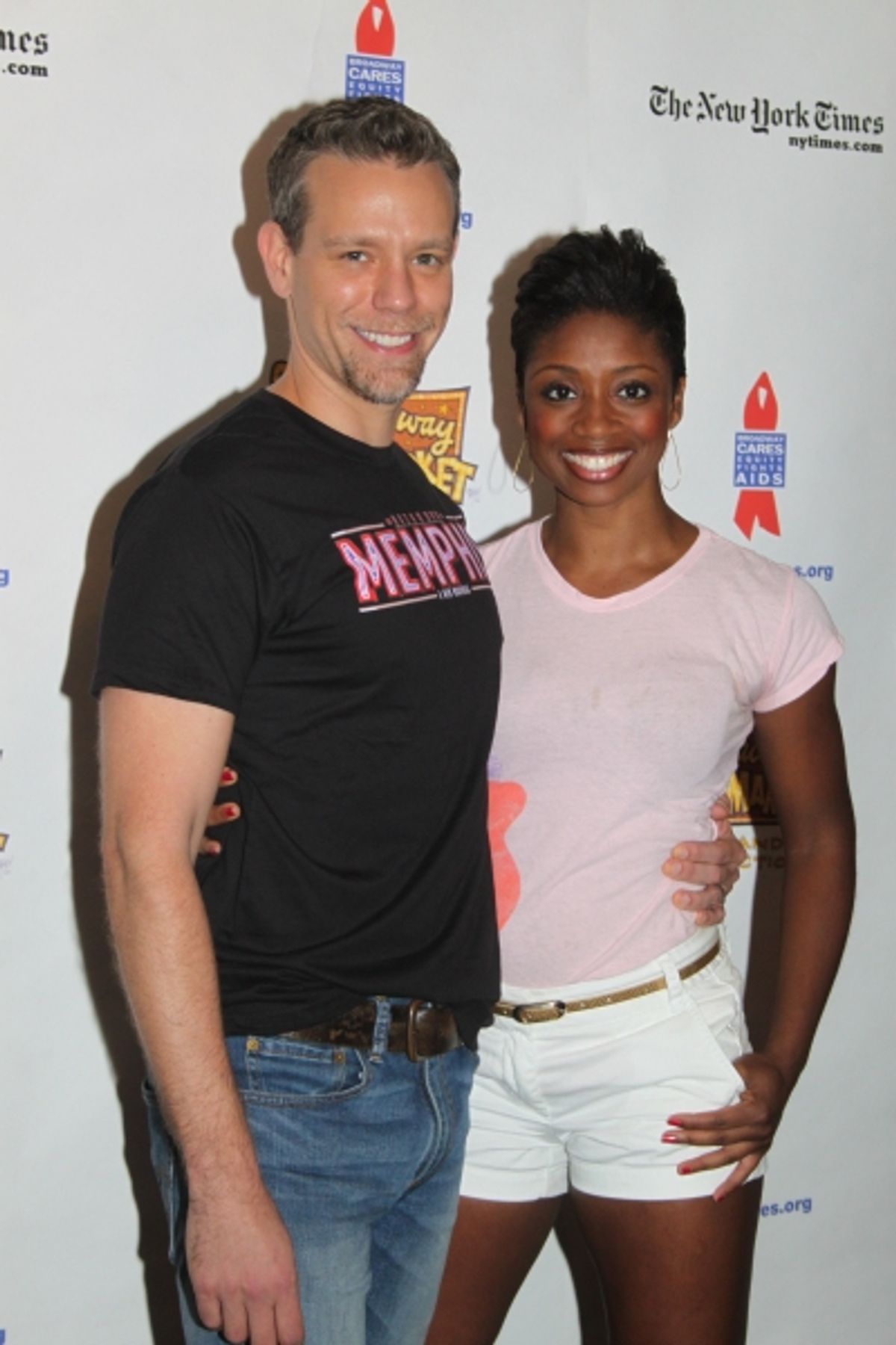 Adam Pascal and Montego Glover at 