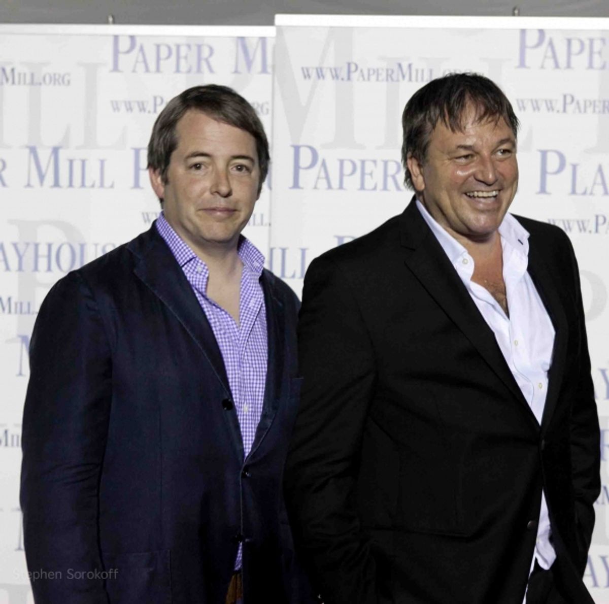 Matthew Broderick and Jim Borstelmann at 