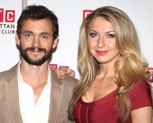 Hugh Dancy & Nina Arianda attending the Meet & Greet for the Manhattan Theatre Club's Production of 'Venus In Fur' at their Rehearsal Studios in New York ity. @ BroadwayWorld Hugh Dancy & Nina Arianda attending the Meet & Greet for the Manhattan Theatre Club's Photo