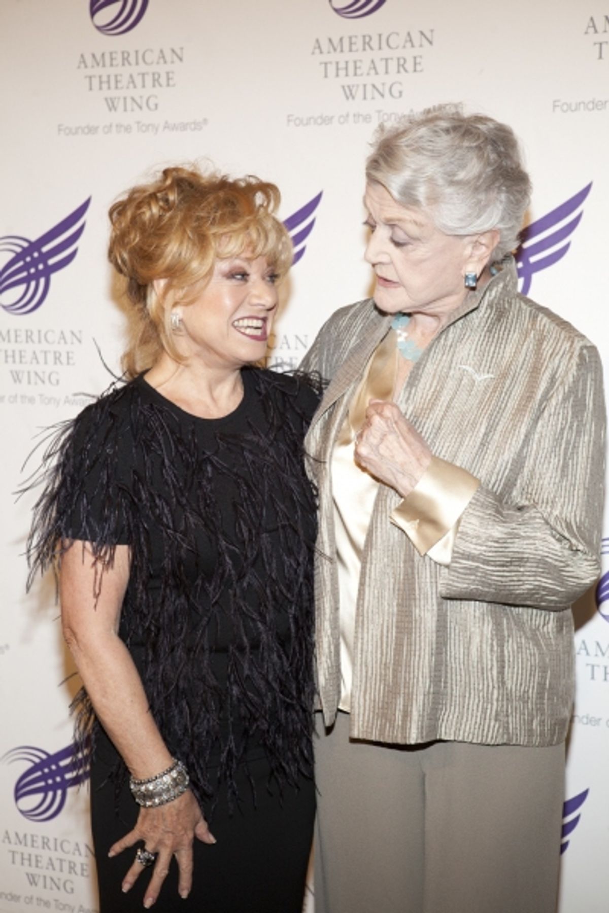 Elaine Paige and Angela Lansbury at 