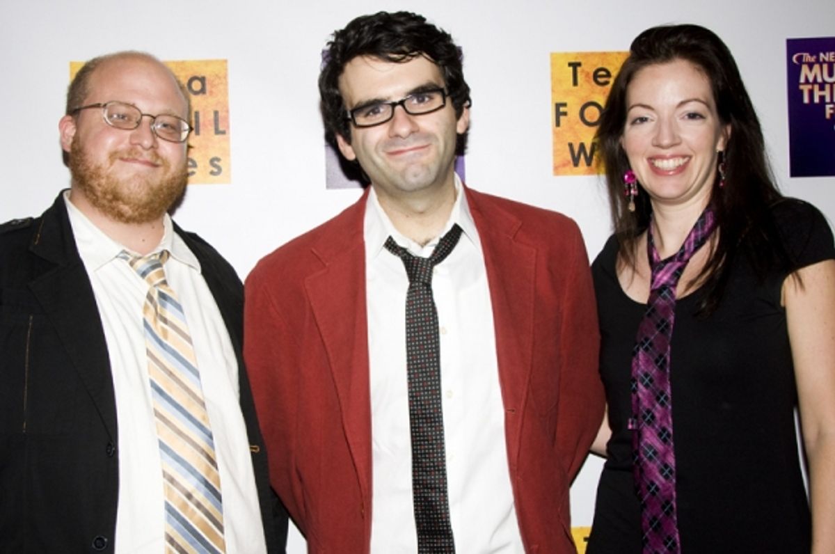 Jason 'Sweettooth' Williams, Joe Iconis & Liz Lark Brown at 