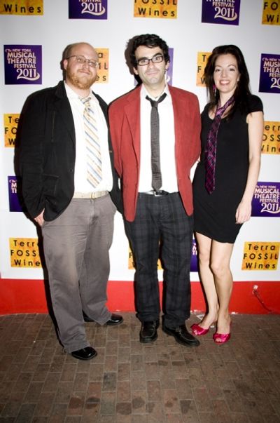 Jason "Sweettooth" Williams, Joe Iconis & Liz Lark Brown Photo