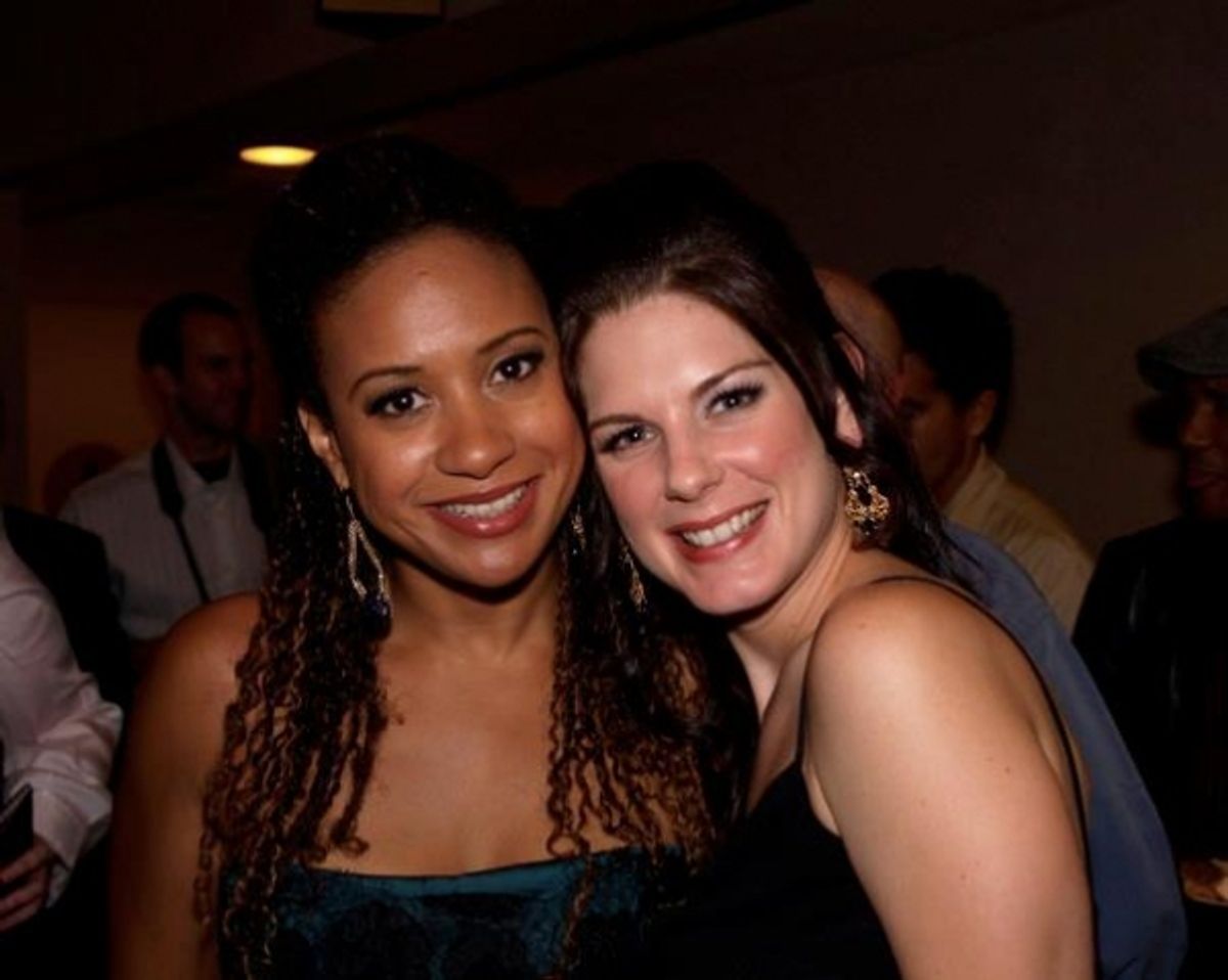 Tracie Thoms and Shannon Warne at 