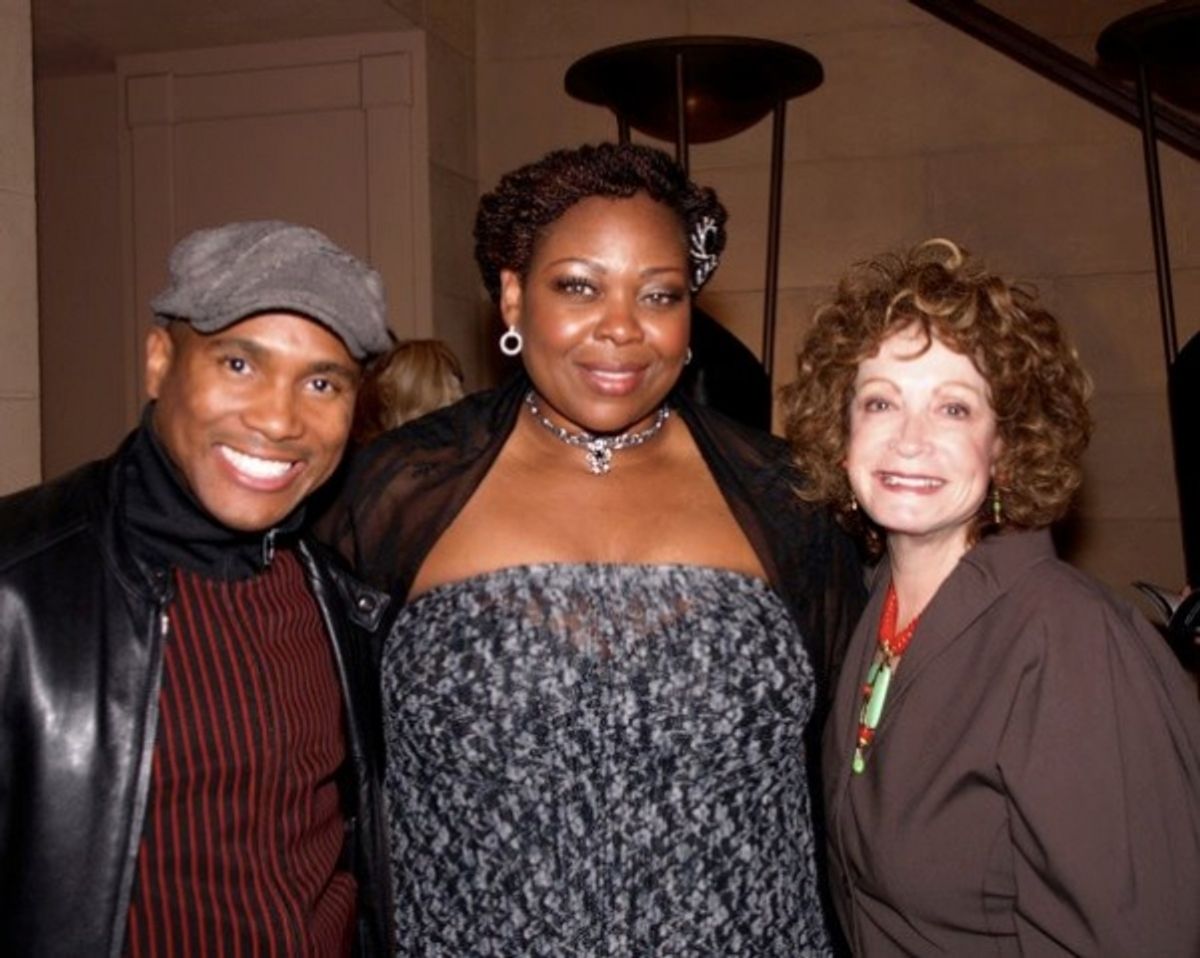 Eric B. Anthony, Gwen Stewart, and Barbara Epstein at 