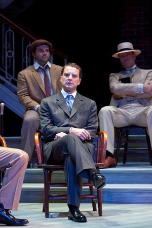 Euan Morton as Leo Frank with (background) Chris Sizemore and Stephen F. Schmidt @ BroadwayWorld Euan Morton as Leo Frank with (background) Chris Sizemore and Stephen F. Schmidt Photo