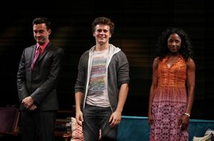 Eddie Kaye Thomas, Jonathan Groff, Rutina Wesley @ BroadwayWorld Eddie Kaye Thomas, Jonathan Groff, Rutina Wesley Photo