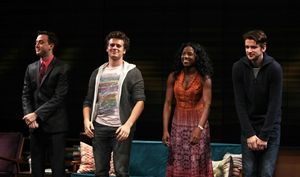 Curtain Call - Eddie Kaye Thomas, Jonathan Groff, Rutina Wesley & Will Rogers @ BroadwayWorld Curtain Call - Eddie Kaye Thomas, Jonathan Groff, Rutina Wesley & Will Rogers Photo