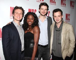 Jonathan Groff, Rutina Wesley, Will Rogers, Eddie Kaye Thomas @ BroadwayWorld Jonathan Groff, Rutina Wesley, Will Rogers, Eddie Kaye Thomas Photo