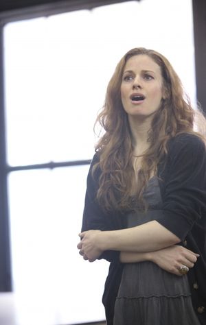 Teal Wicks at the Open Press Rehearsal for the Second Stage Theater Production of 'The Blue Flower' at the Second Stage Rehearsal Room in New York City. @ BroadwayWorld Teal Wicks at the Open Press Rehearsal for the Second Stage Theater Production of 'Th Photo