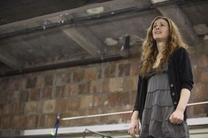 Teal Wicks at the Open Press Rehearsal for the Second Stage Theater Production of 'The Blue Flower' at the Second Stage Rehearsal Room in New York City. @ BroadwayWorld Teal Wicks at the Open Press Rehearsal for the Second Stage Theater Production of 'Th Photo