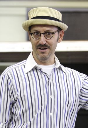 Director Will Pomerantz at the Open Press Rehearsal for the Second Stage Theater Prod Photo