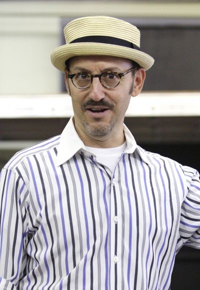 Director Will Pomerantz at the Open Press Rehearsal for the Second Stage Theater Prod Photo