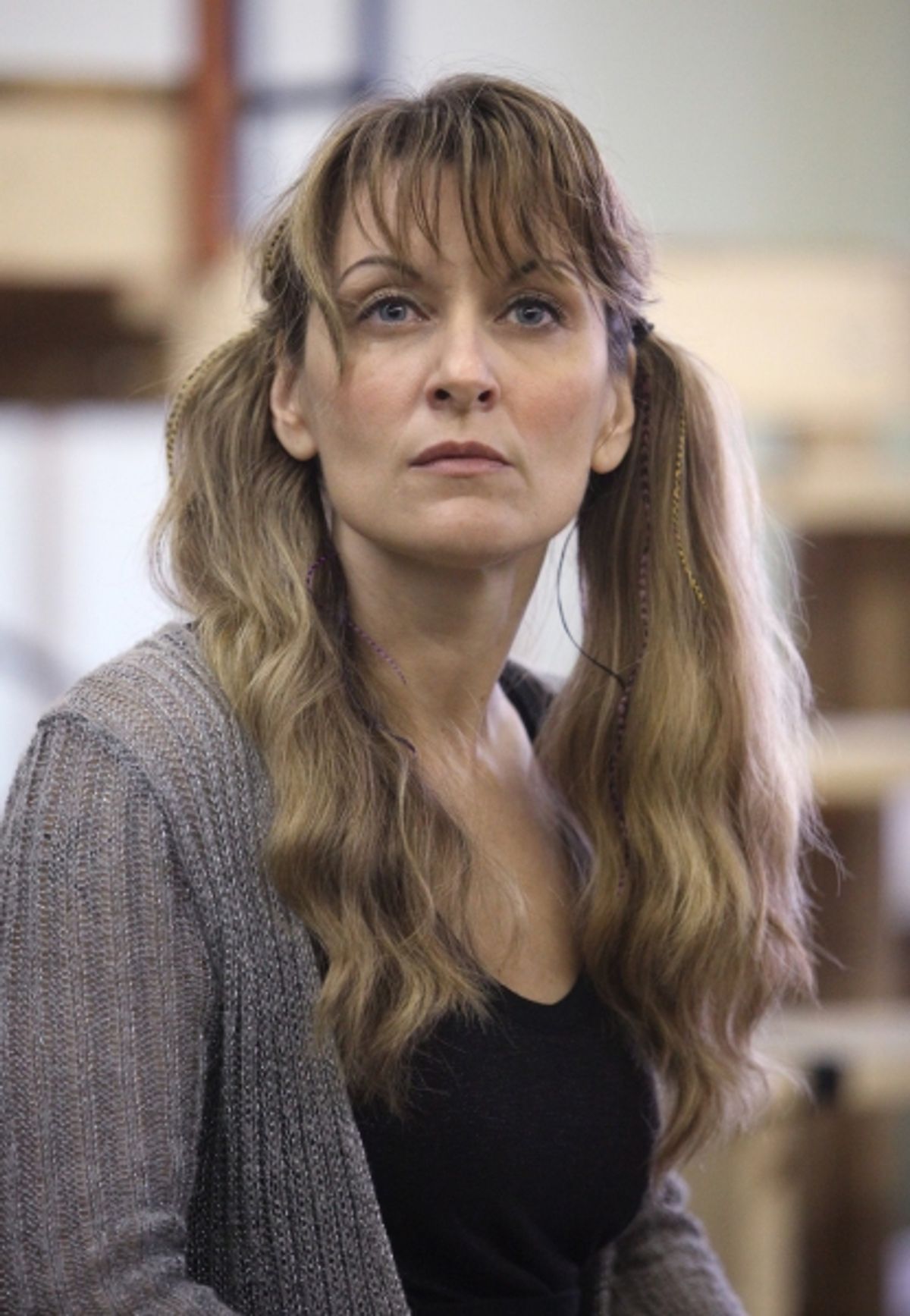 Meghan McGeary at the Open Press Rehearsal for the Second Stage Theater Production of 'The Blue Flower' at the Second Stage Rehearsal Room in New York City. at 