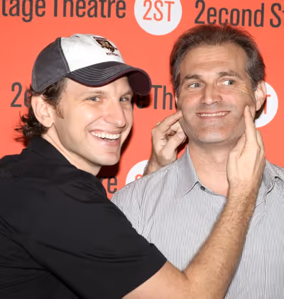 Sebastian Arcelus and Marc Kudisch  at the Open Press Rehearsal for the Second Stage  Photo