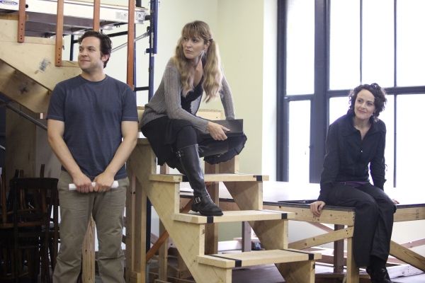 Aaron Serotsky, Meghan McGeary & Julia Osborne at the Open Press Rehearsal for the Se Photo
