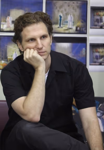 Sebastian Arcelus at the Open Press Rehearsal for the Second Stage Theater Production Photo