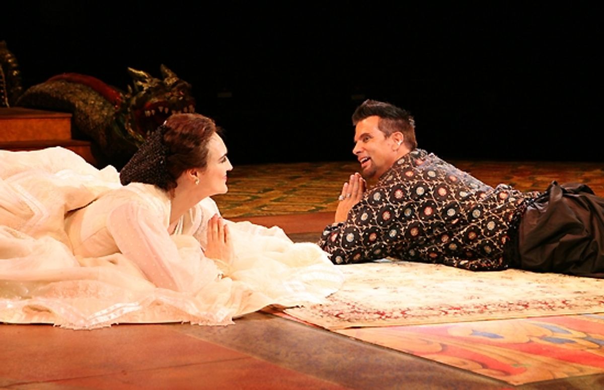 Kate Fisher and Lorenzo Lamas at 