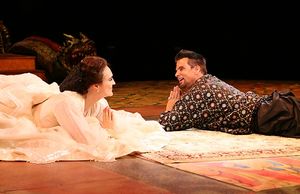 Kate Fisher and Lorenzo Lamas Photo