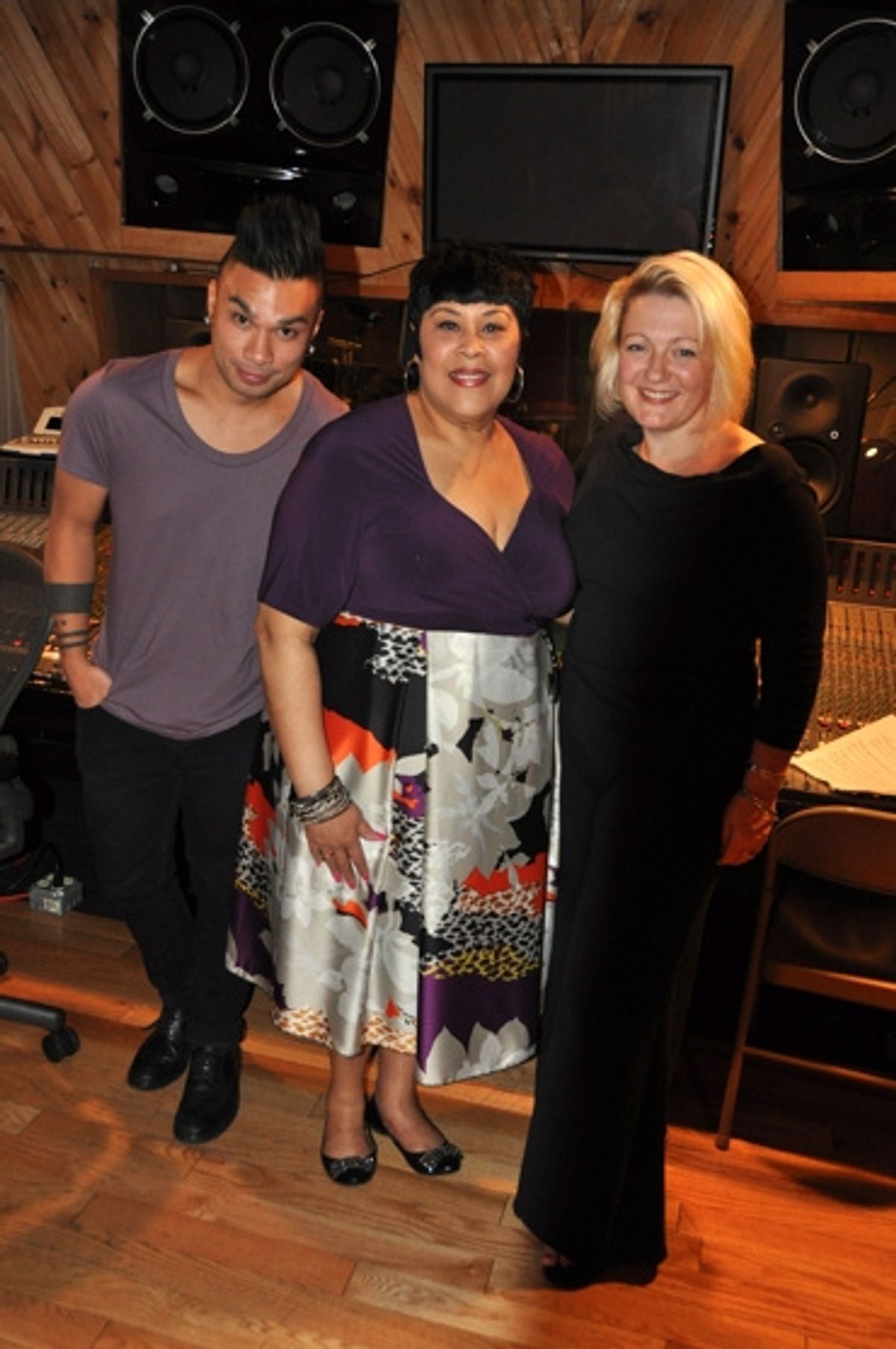 Andros Rodrigues, Martha Wash and Lynn Pinto at 