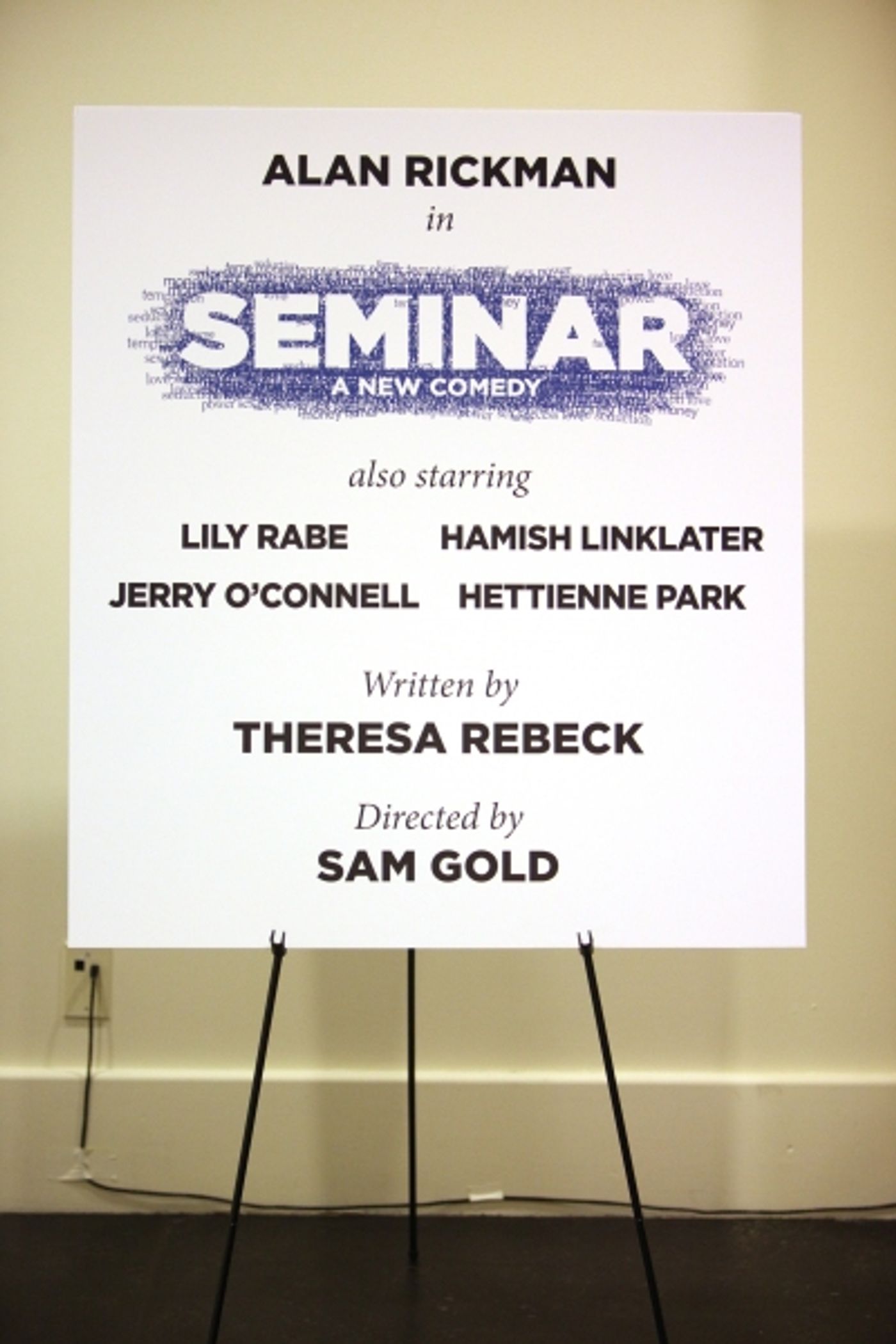 Photo Coverage: Meet Alan Rickman the Cast of Broadway's SEMINAR!  Image