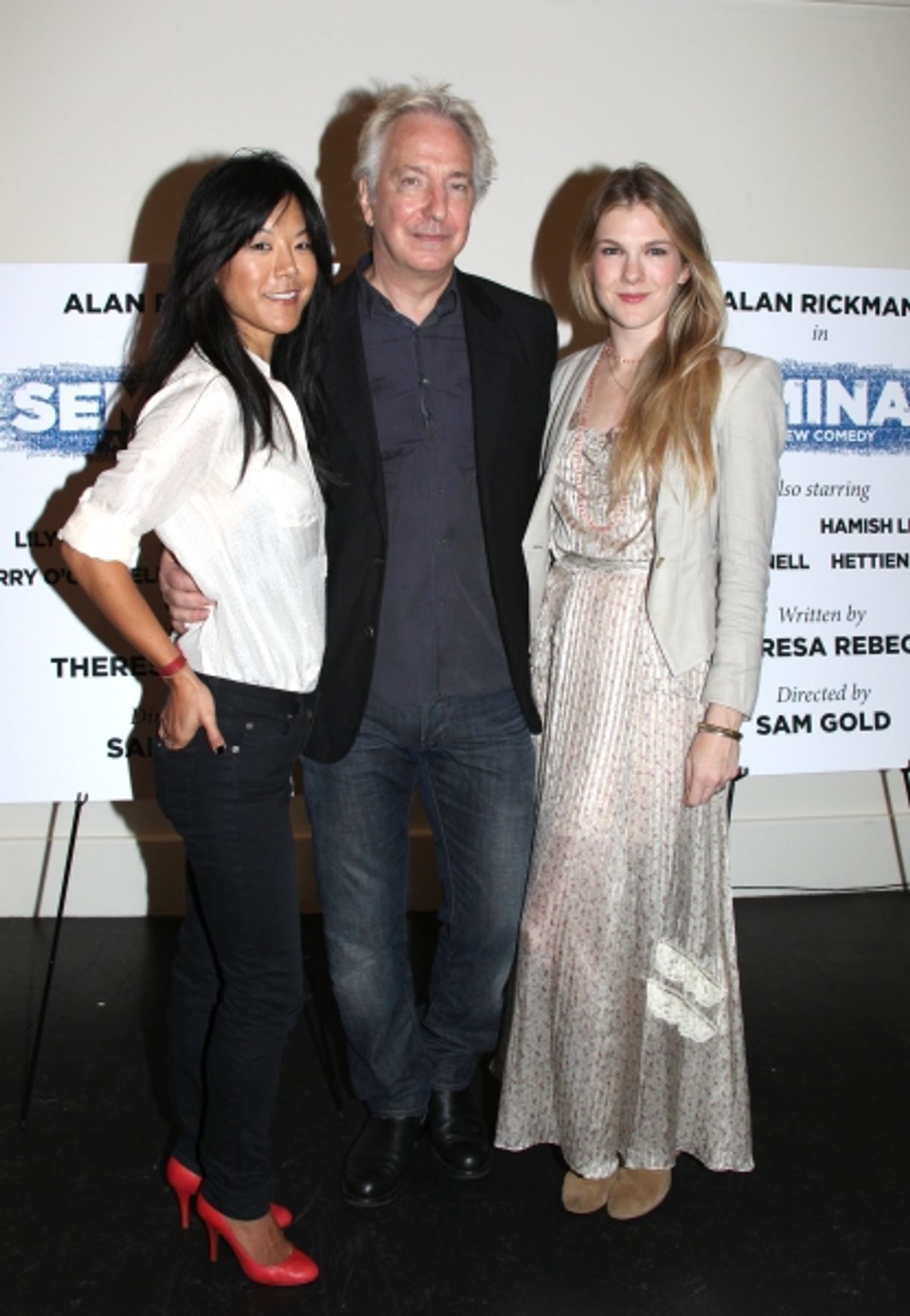 Photo Coverage: Meet Alan Rickman the Cast of Broadway's SEMINAR!  Image