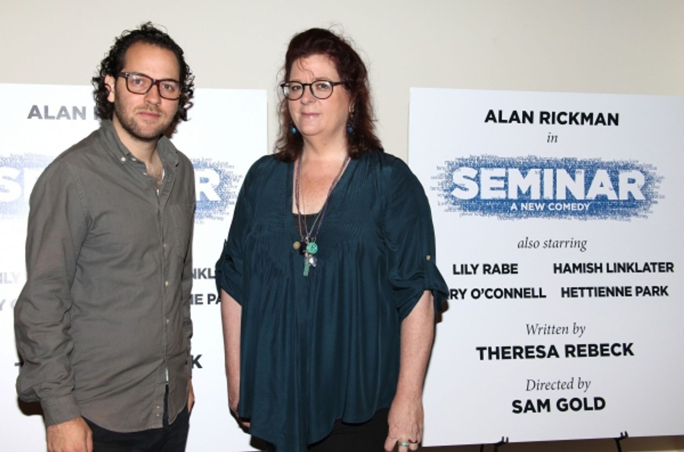 Photo Coverage: Meet Alan Rickman the Cast of Broadway's SEMINAR!  Image