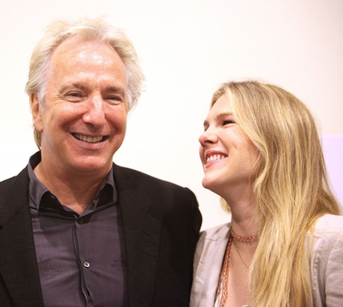 Alan Rickman & Lily Rabe at 