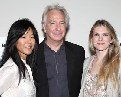 Hettienne Park, Alan Rickman and Lily Rabe Photo