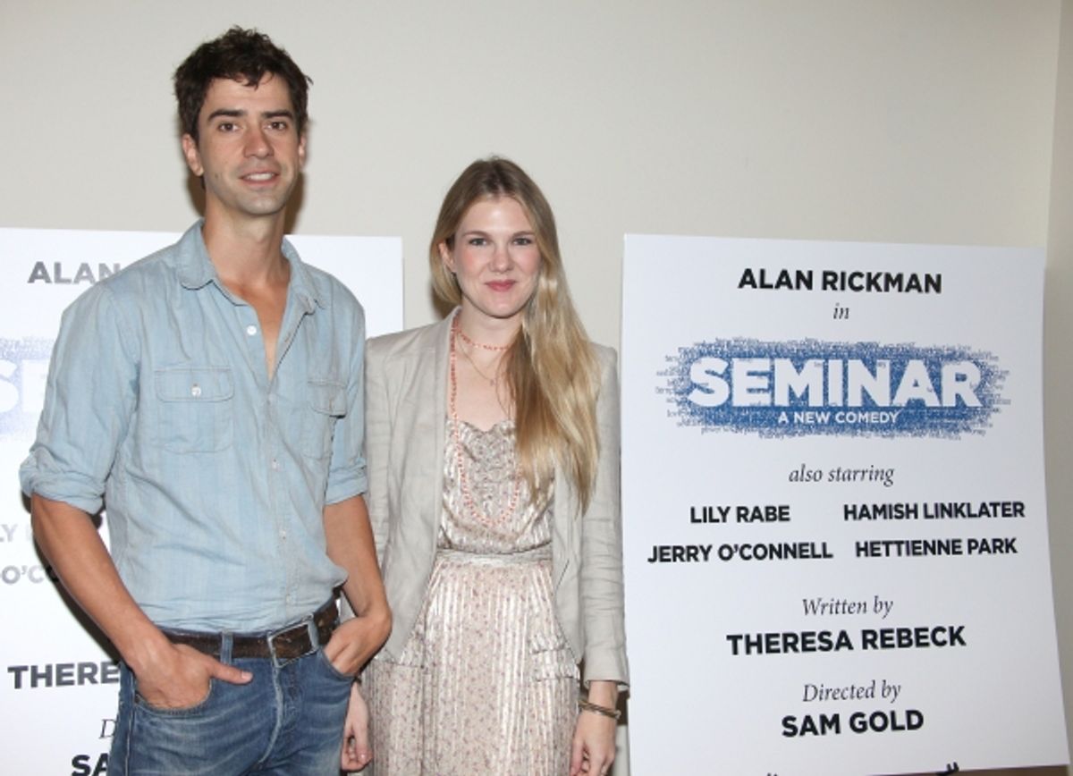 Hamish Linklater and Lily Rabe at 