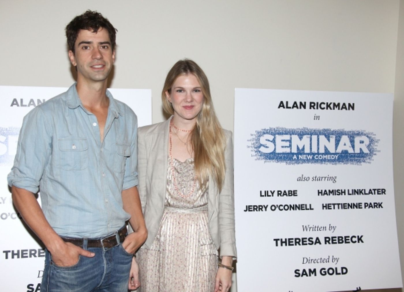 Photo Coverage: Meet Alan Rickman the Cast of Broadway's SEMINAR!  Image