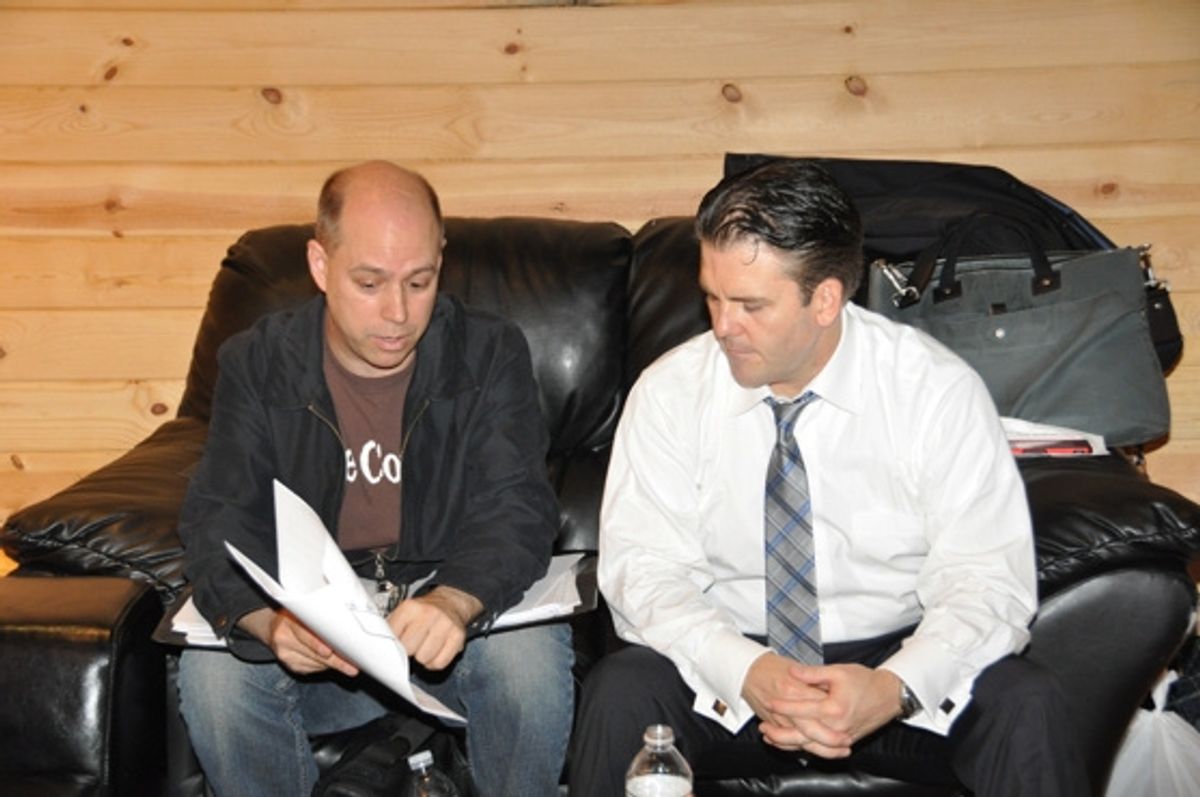 James Lowe (Musical Director)  and Robert Creighton at 