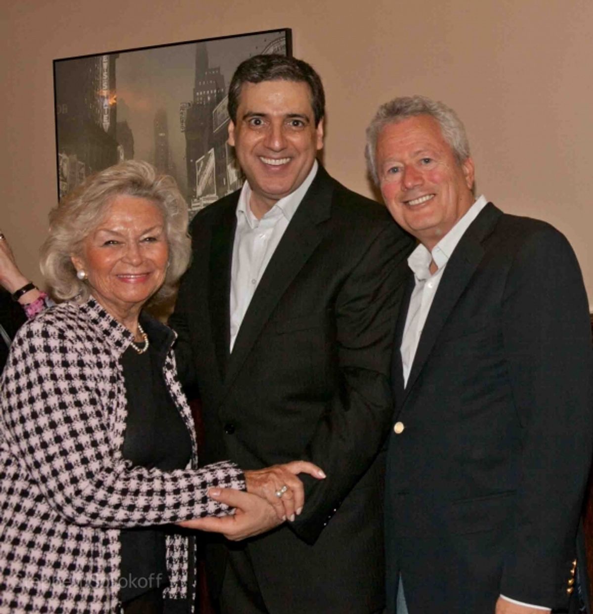 Tanya Fried, Fank Basile, Stephen Sorokoff at 